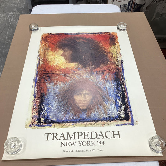 Trampedach New York ‘84 Abstract Art Poster - 39.25x27.25”