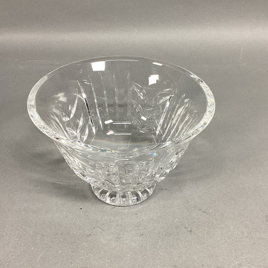 Vintage Cut Glass Crystal Candy Dish - 4”Hx6”D