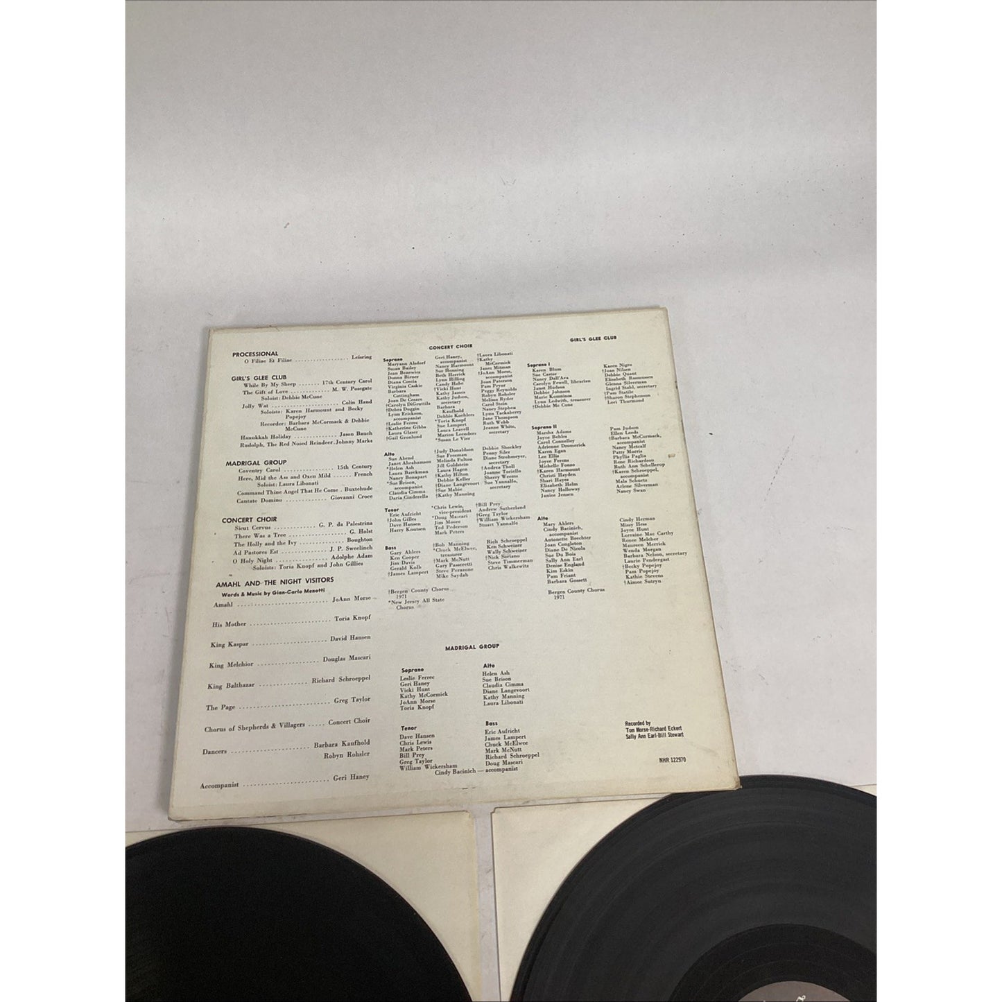 The Northern Highlands Regional High School 1970 Annual Christmas Concert Record
