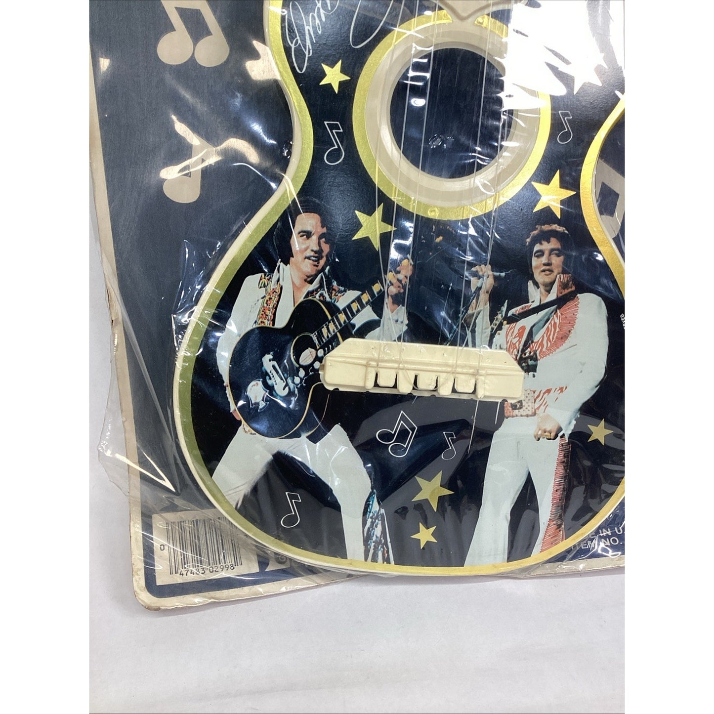 ELVIS PRESLEY TOY GUITAR LAPIN 1984 - NOS