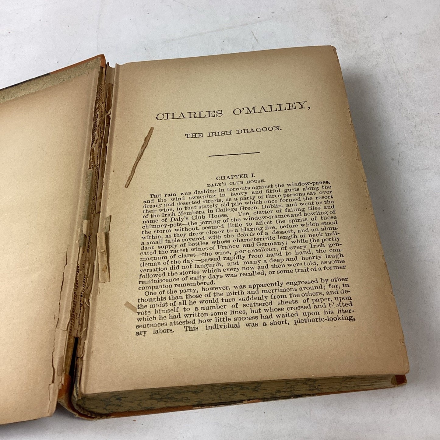 CHARLES O'MALLEY, THE IRISH DRAGON, PART 1 - By Charles Lever