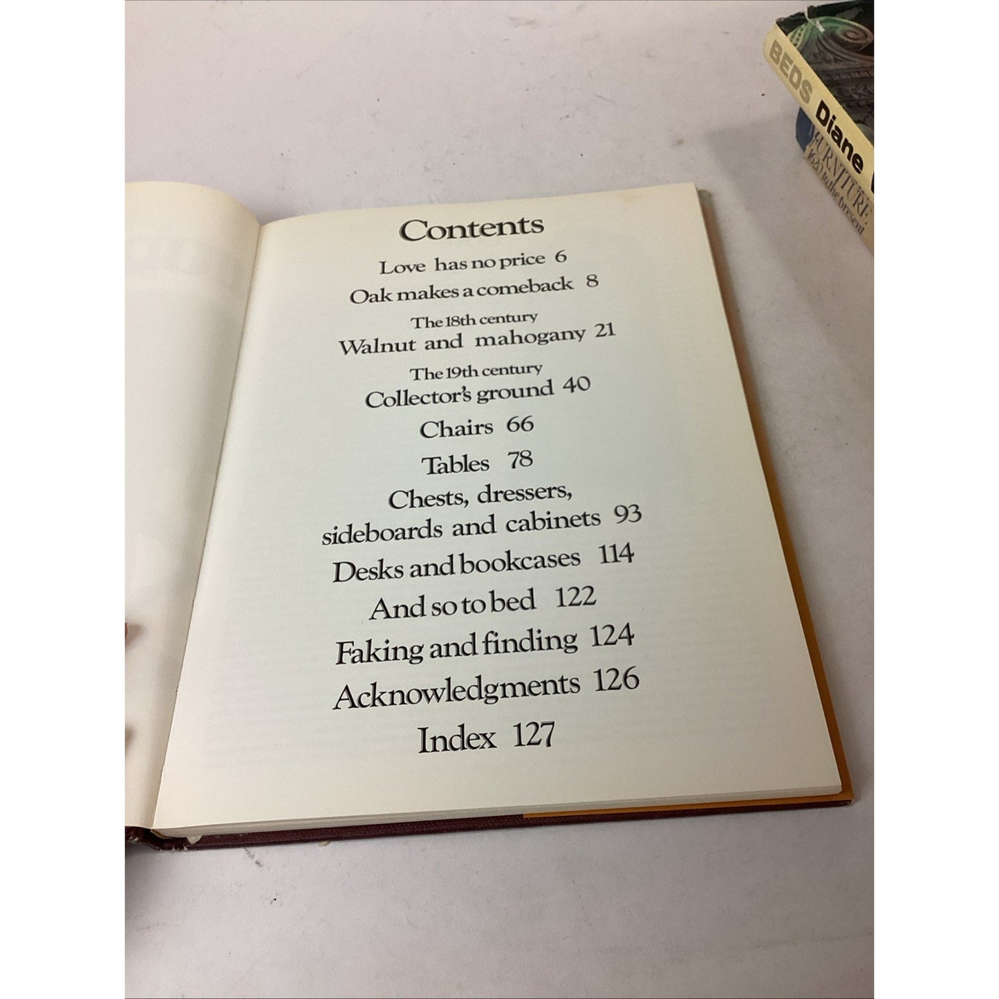 Collecting Antique Furniture, Beds & American Furniture 1620 To Present HC Books