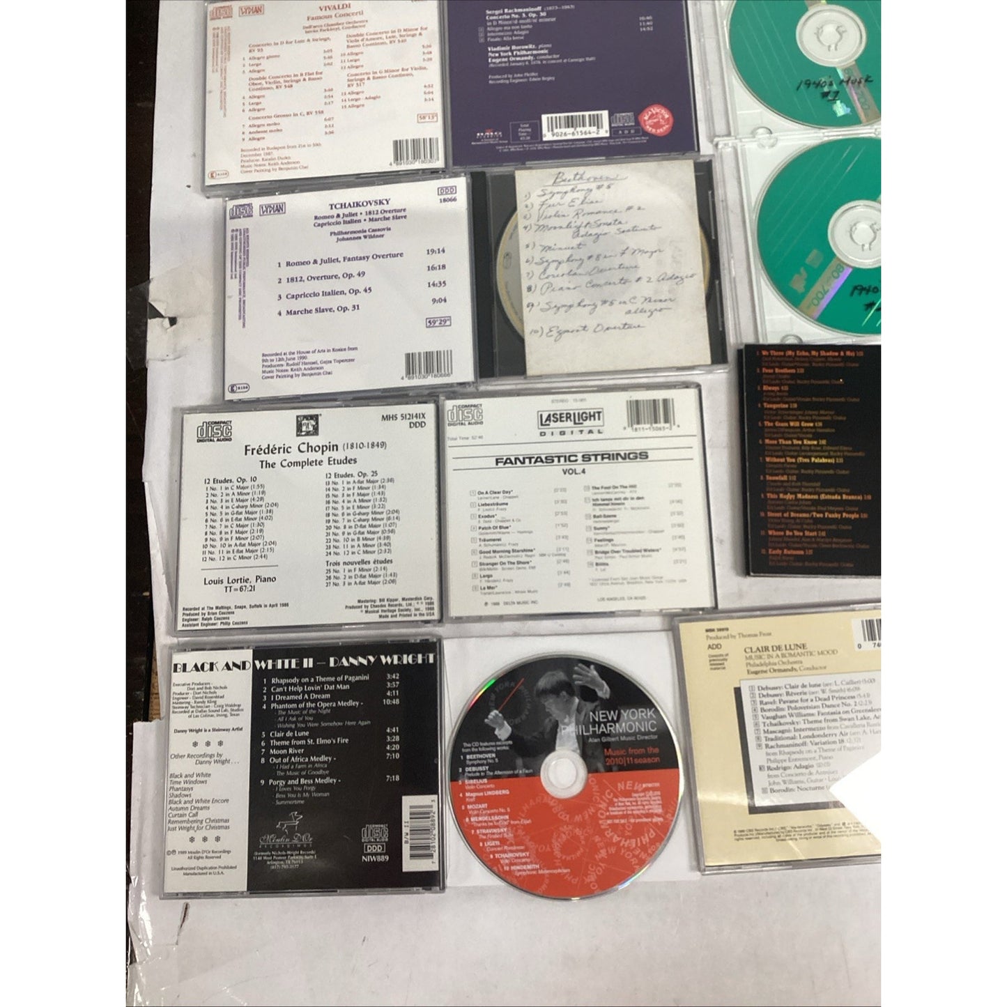 Lot Of 17 CD’s - Vivaldi, Beethoven, Mozart, Philharmonic, Gershwin & More
