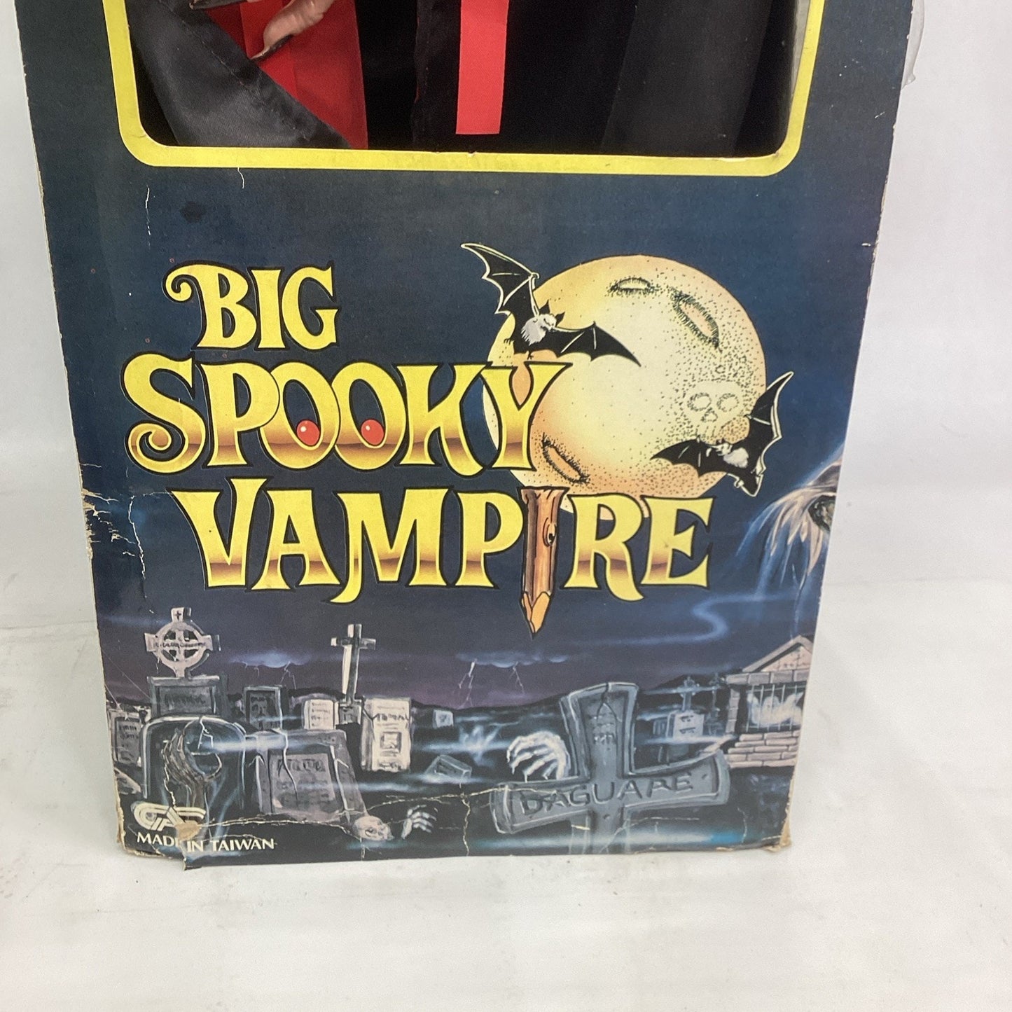 Rare Vintage Halloween DRACULA with Lights & Sound - NOS