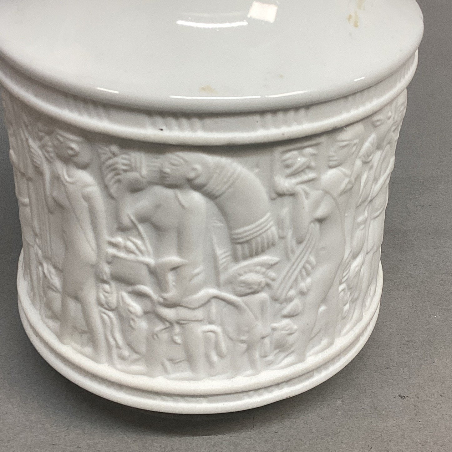 Porzellan KPM Bavaria Germany White Bisque Porcelain Flower Vase - 1970’s