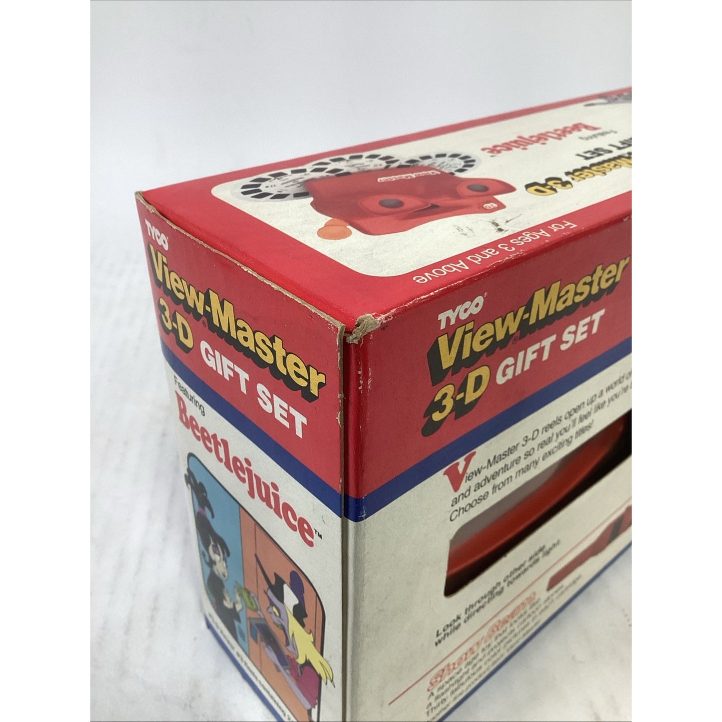 Tyco View Master 3-D Gift Set - Beetlejuice - 3D Viewer, 3 Reels W/ 21 3D Pictur