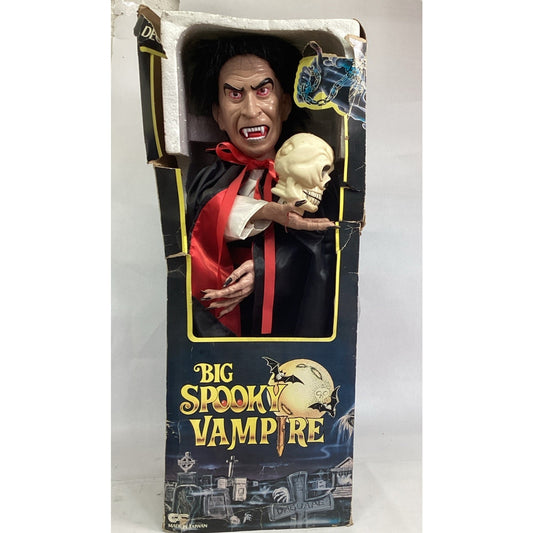 Rare Vintage Halloween DRACULA with Lights & Sound - NOS