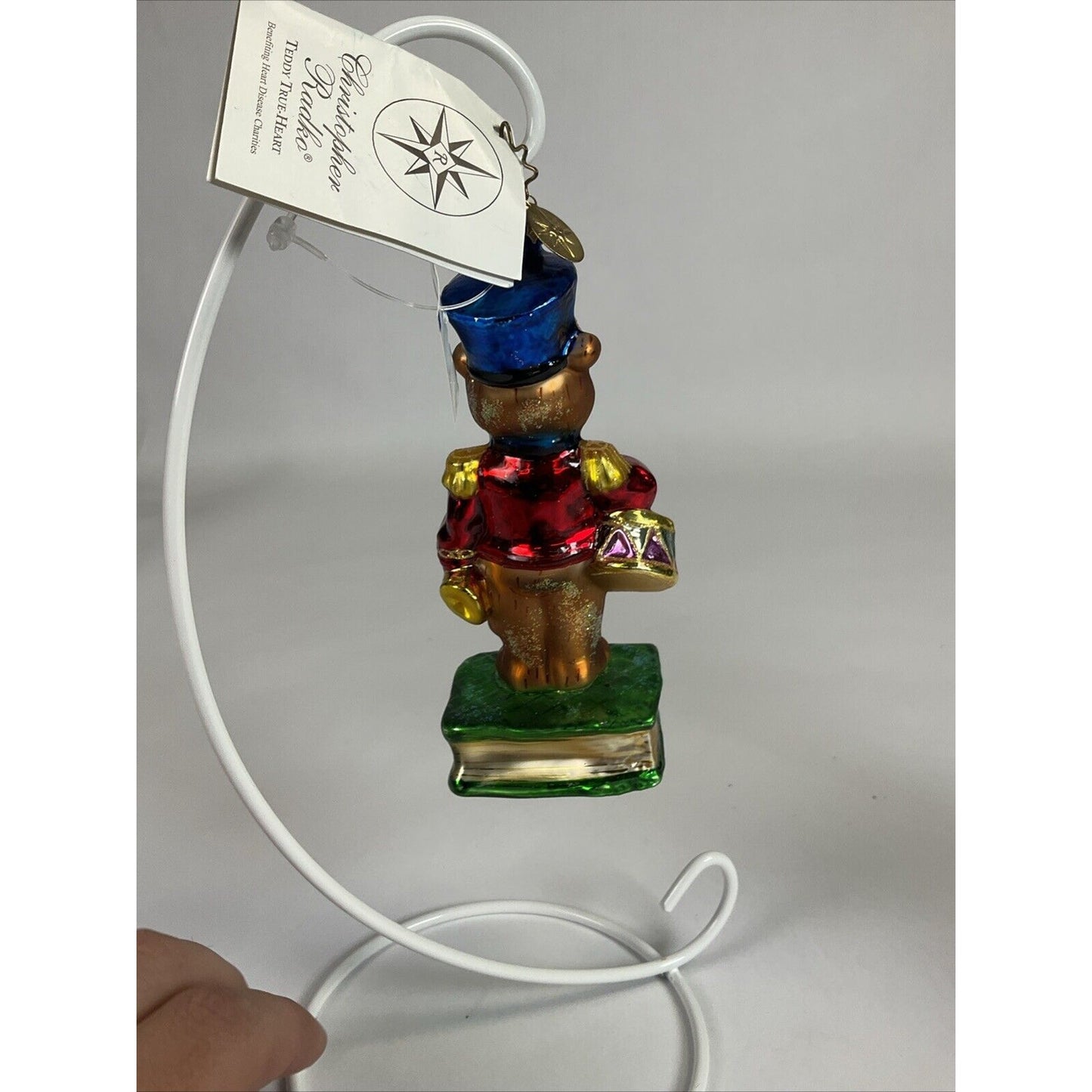 Christopher Radko "Teddy True Heart" Teddy Drummer Ornaments 2003