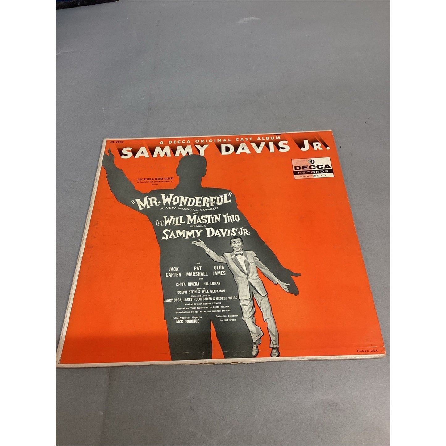 Sammy Davis Jr Mr Wonderful Vinyl, LP, Album, Decca DL 9032, 33 1/3 RPM