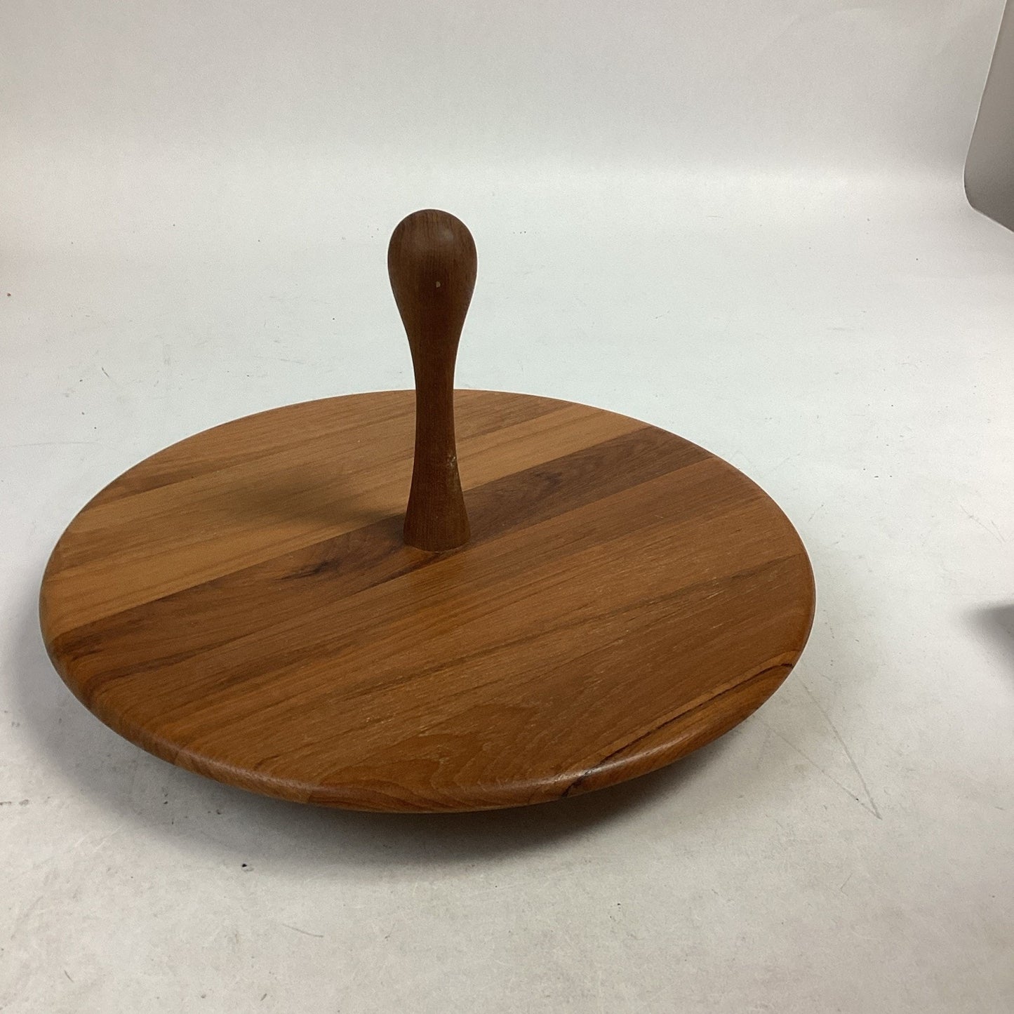 Vintage 1964 Digsmed Danish Modern Teak Wood Serving Tray Chacuterie Board