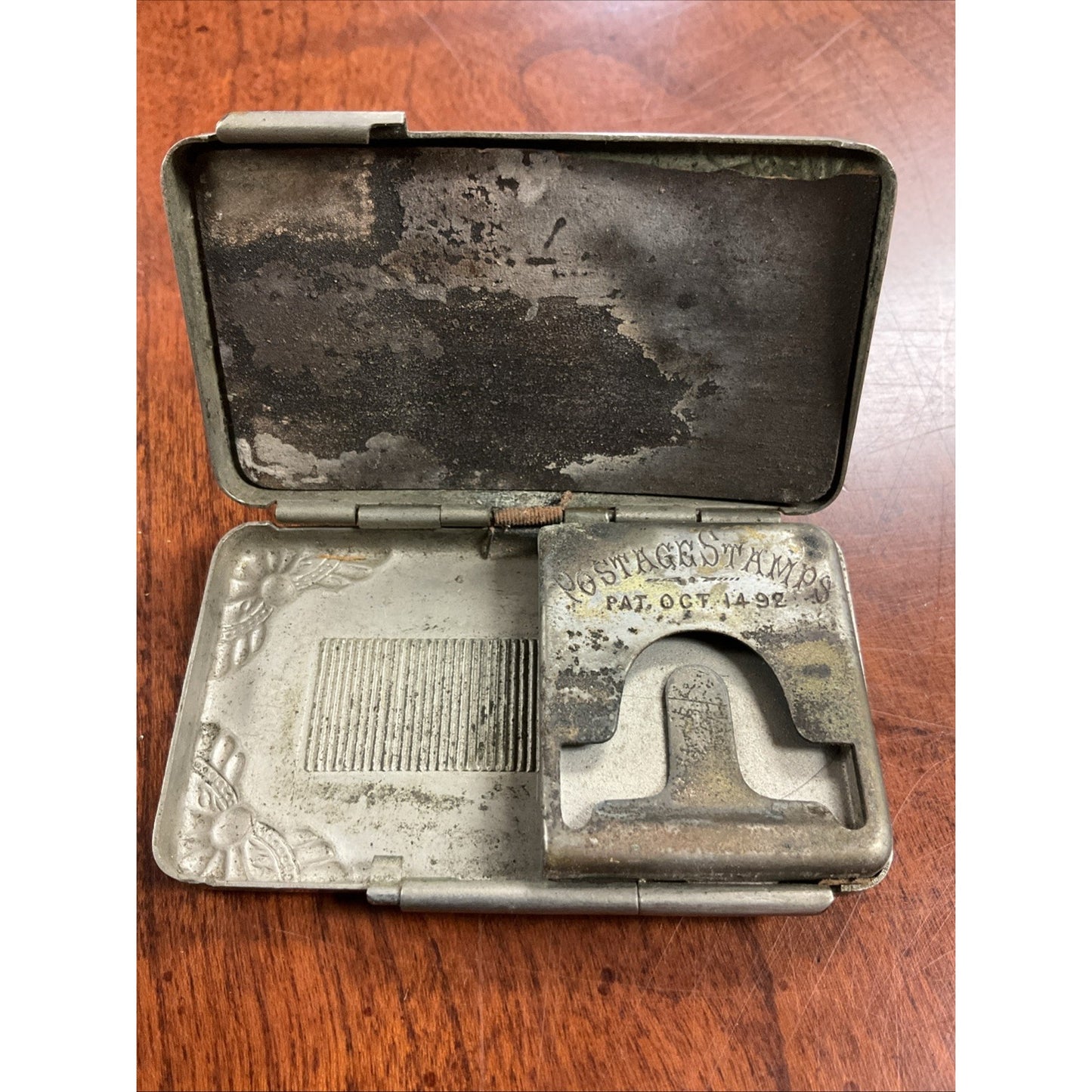 H.W. Hardt Stamp Holder Compliments Of 1894 And 1985 Newark NJ