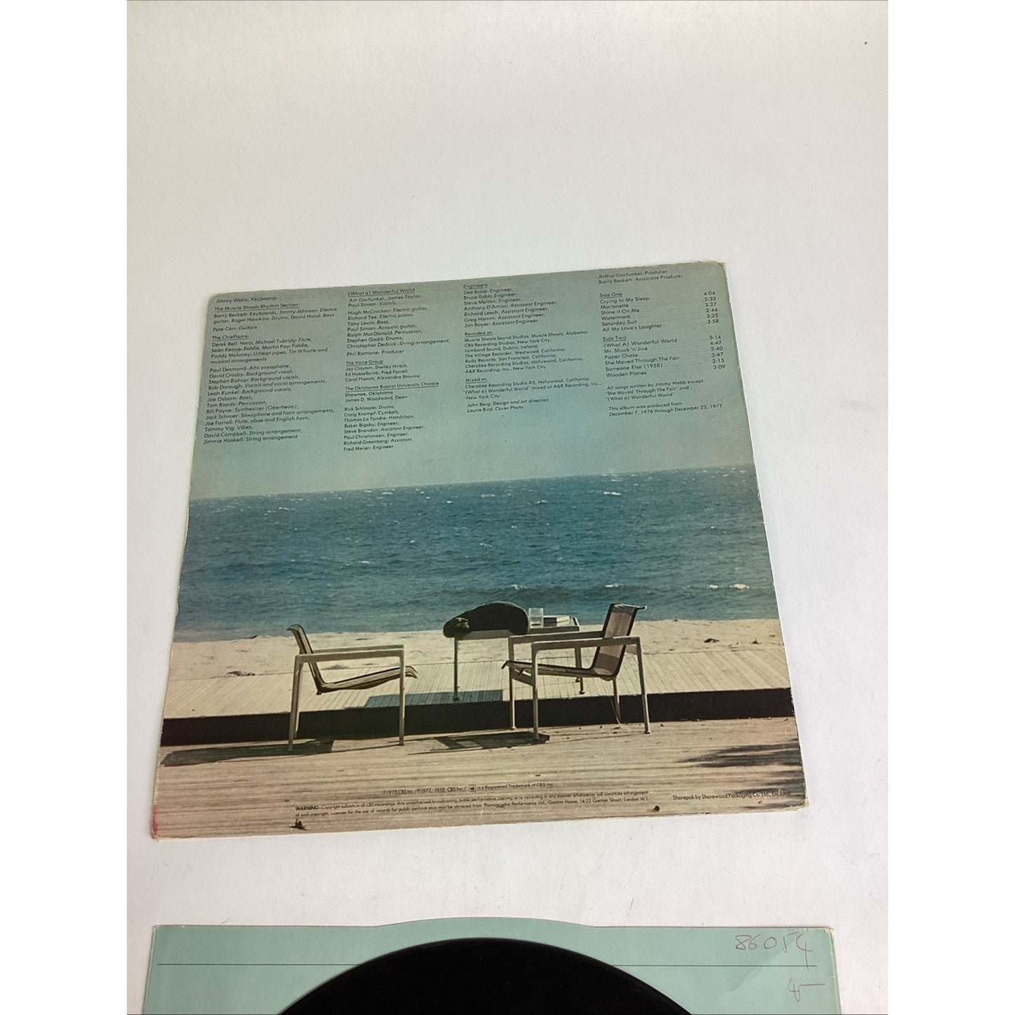 ART GARFUNKEL-WATERMARK-1978 JIMMY WEBB Vinyl Record