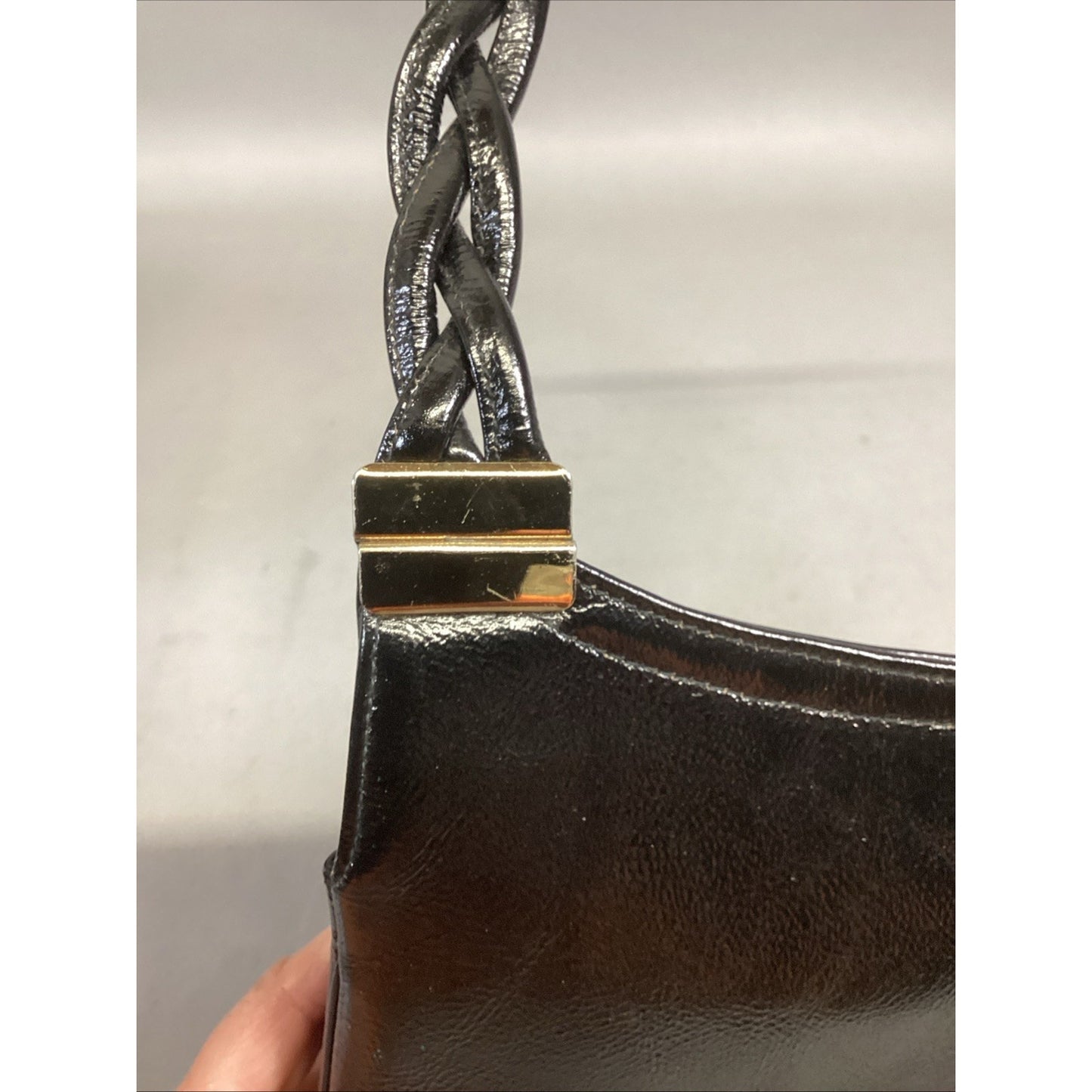Etra Women’s Black Leather Purse Handbag Clutch