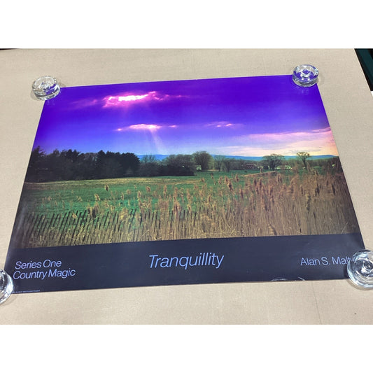 1985 Alan S. Maltz Series One Country Magic Tranquility Poster - 29.75x24”