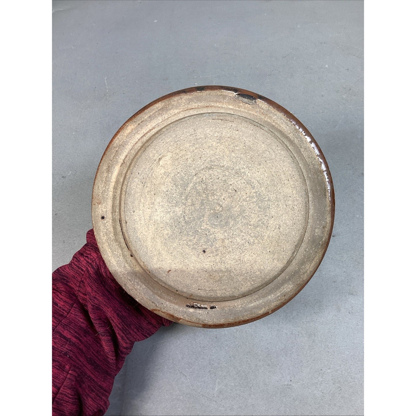 Vintage Chinese Pottery Medicine/Tamping Pot With Lid - Signed