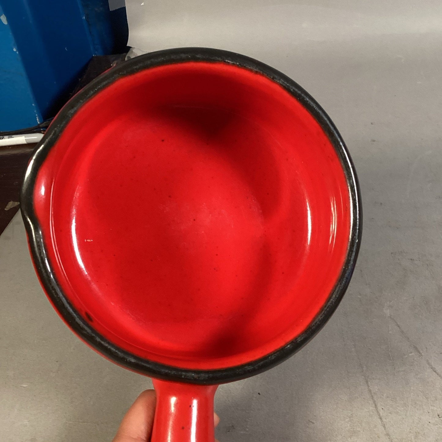 Vintage Set Of 3 Caquelon Ceramic Pot Set Red Made In France