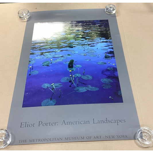 Eliot Porter: American Landscapes - Lily Pads Poster -33x22” + Museum Of Art NYC