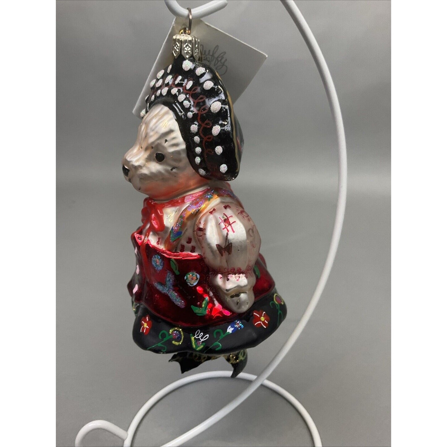 Radko “Rockette” + Czarina Muffina Muffy Vanderhare Bear Ornaments/ Damaged