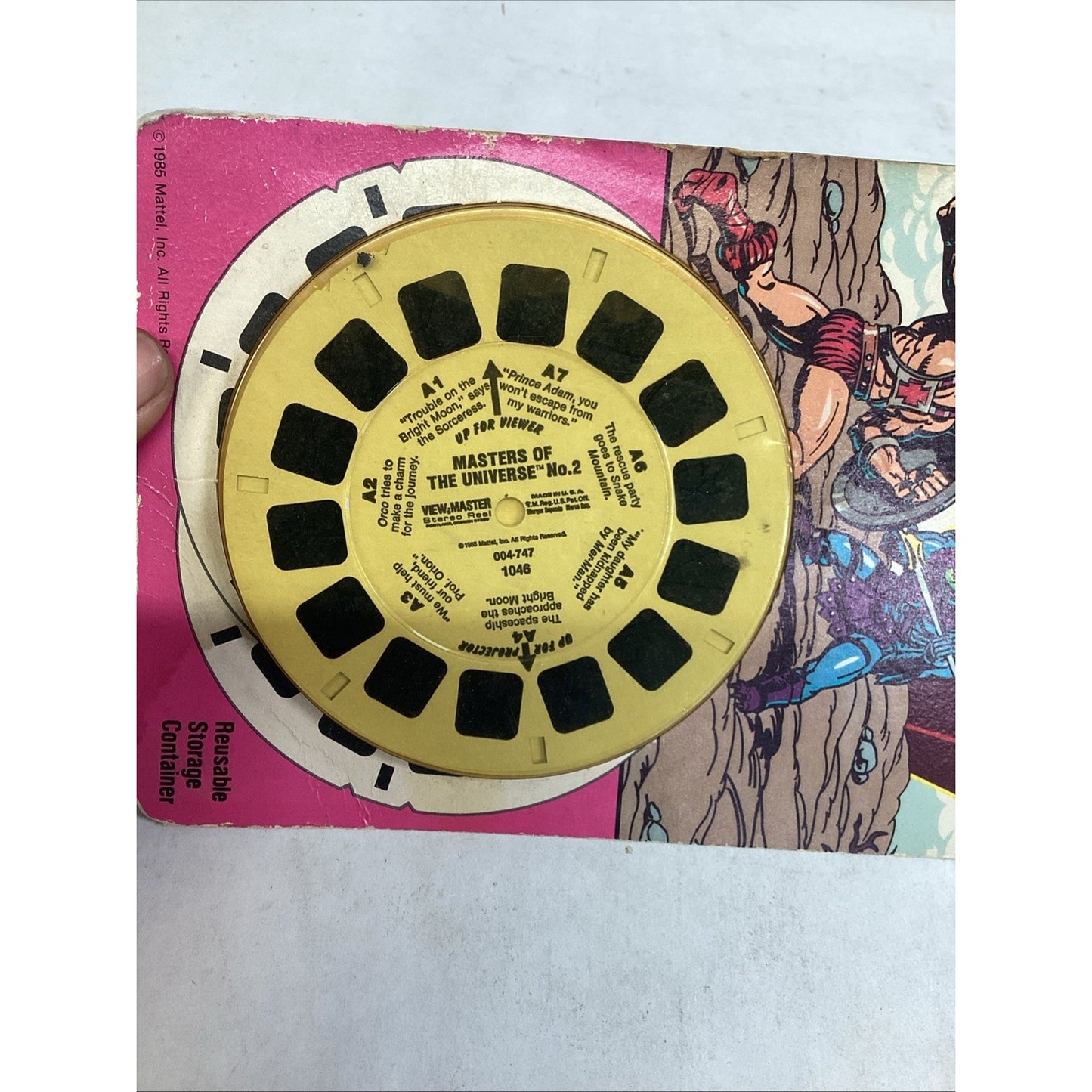 Vintage NOS View-Master Masters of the Universe He-Man 3-D Reels Sealed