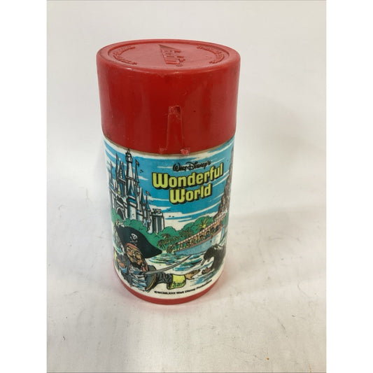 Walt Disney’s Wonderful World Vintage Plastic Thermos