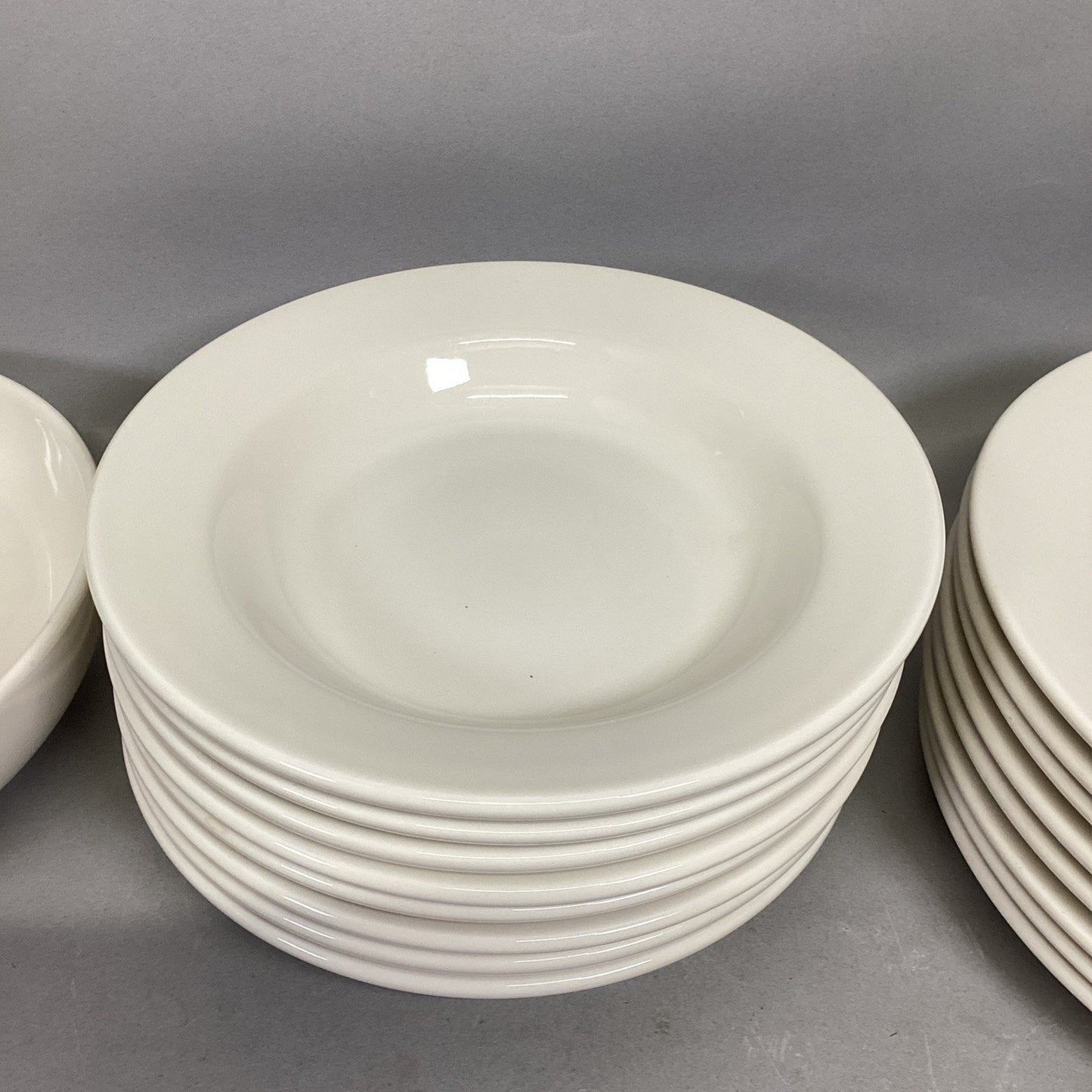 Homer Laughlin China - Set Of 34 Bowls, Plates, Mugs, Soup Bowls & More