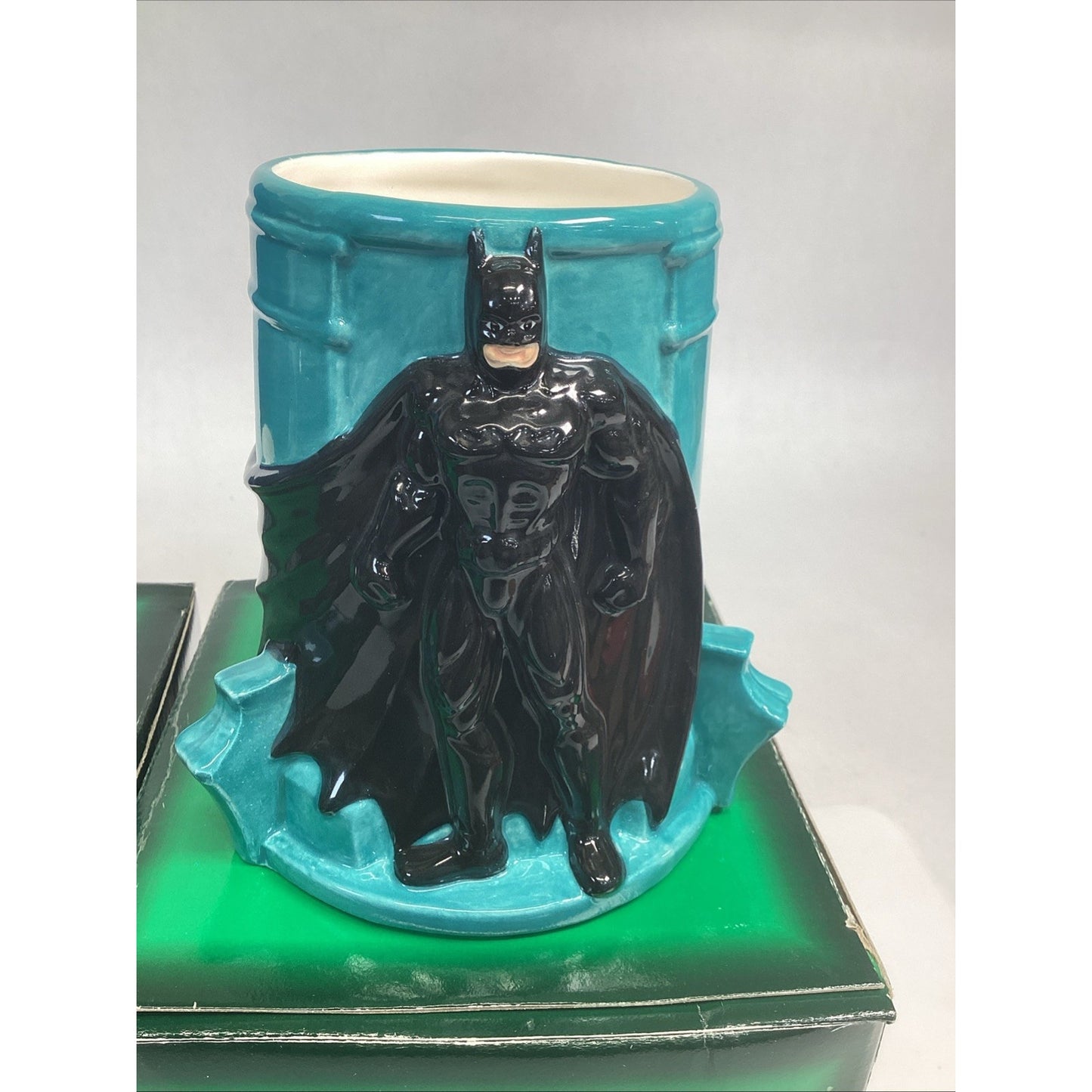 DC COMICS~1995 Applause~Figural Mug Cup~Batman~Batman Forever Set Of 2 - New