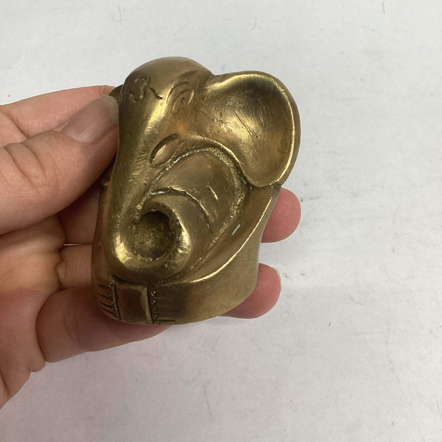 Ganesh Brass Statue Of Good Luck Hinduism Elephant Figurine