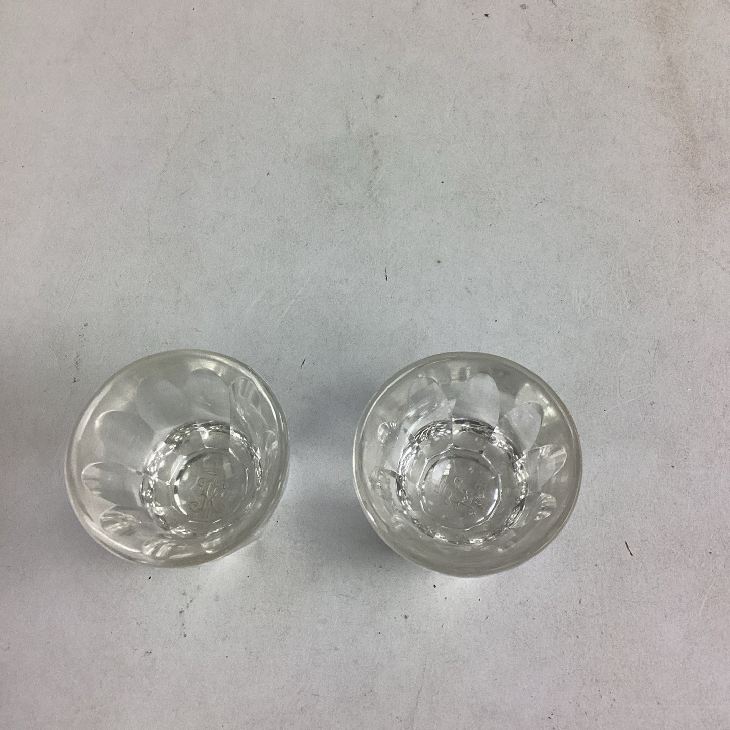 Set Of 2 Anchor Hocking Shot Glasses & 2 Other Shot Glasses