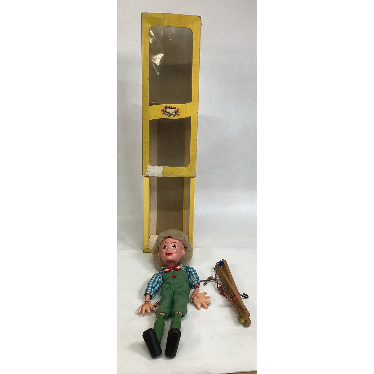 Vintage Rare Pelham "Hansel" Marionette Hand Puppet With Original Box - NOS