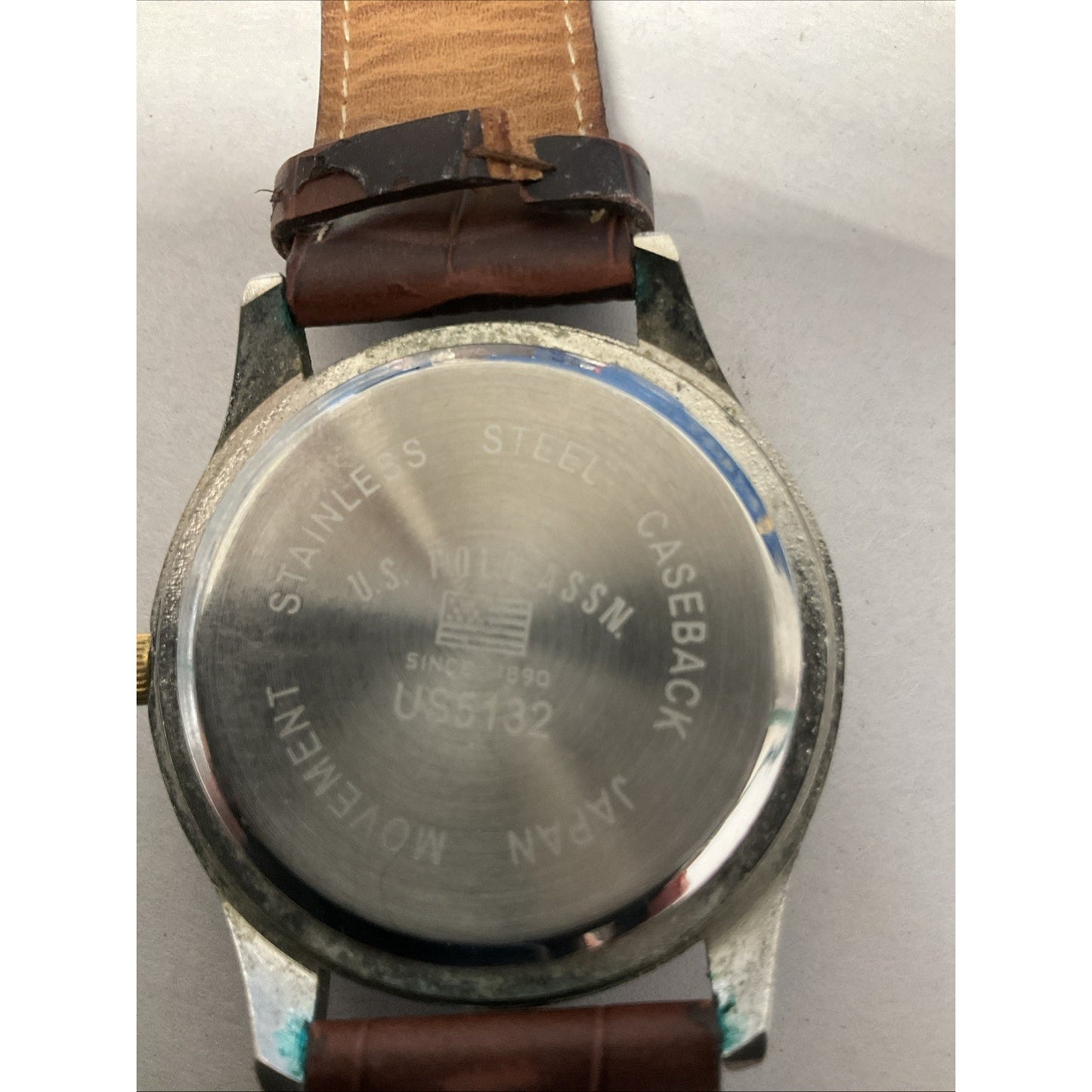 U.S. Polo Assn. Watch Brown Strap US5132
