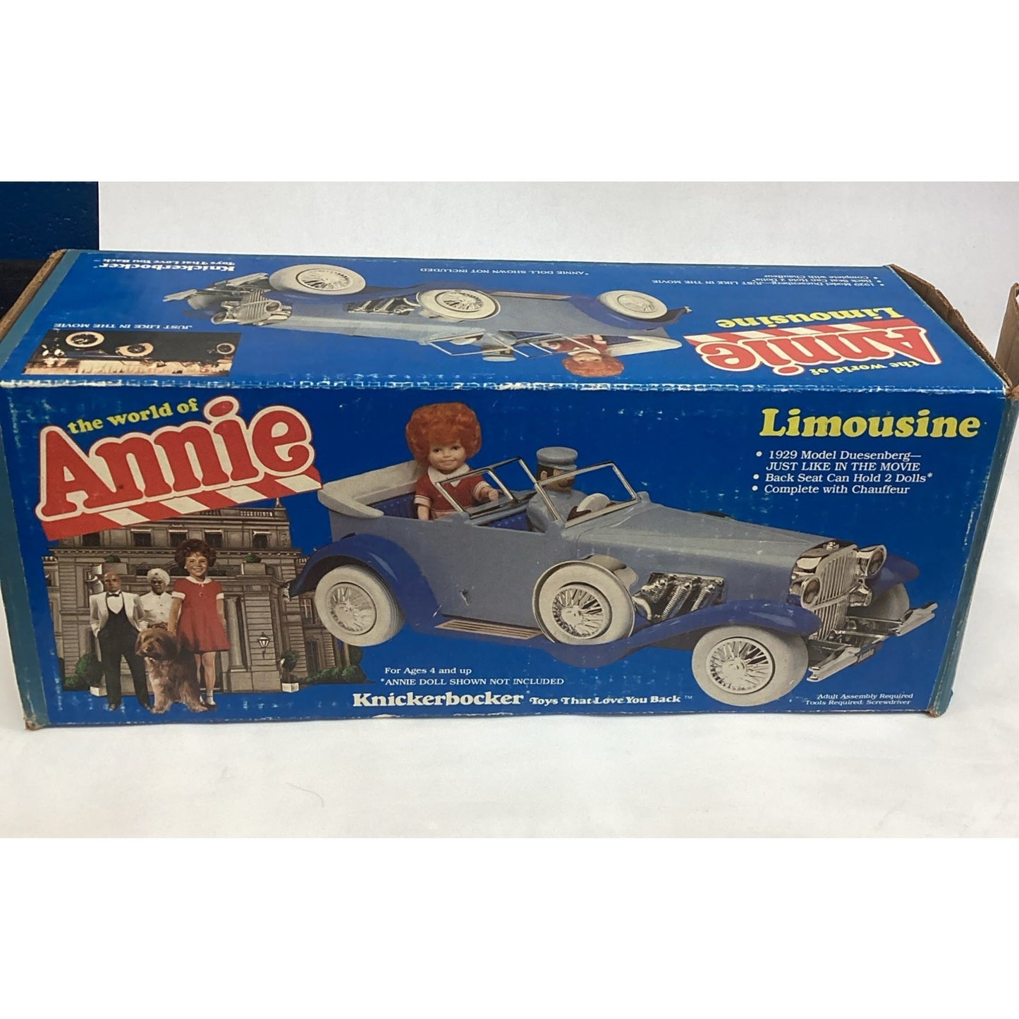 Vintage 1982 Knickerbocker The World Of Annie Limousine Vehicle Sealed - NOS