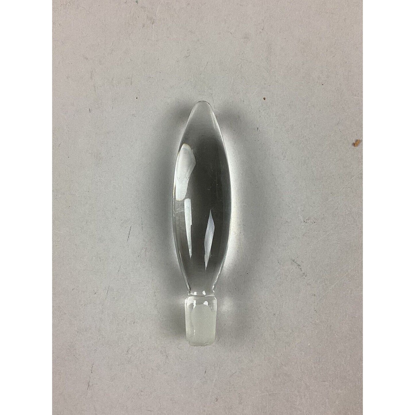 Clear Glass Perfume Bottle With Stopper