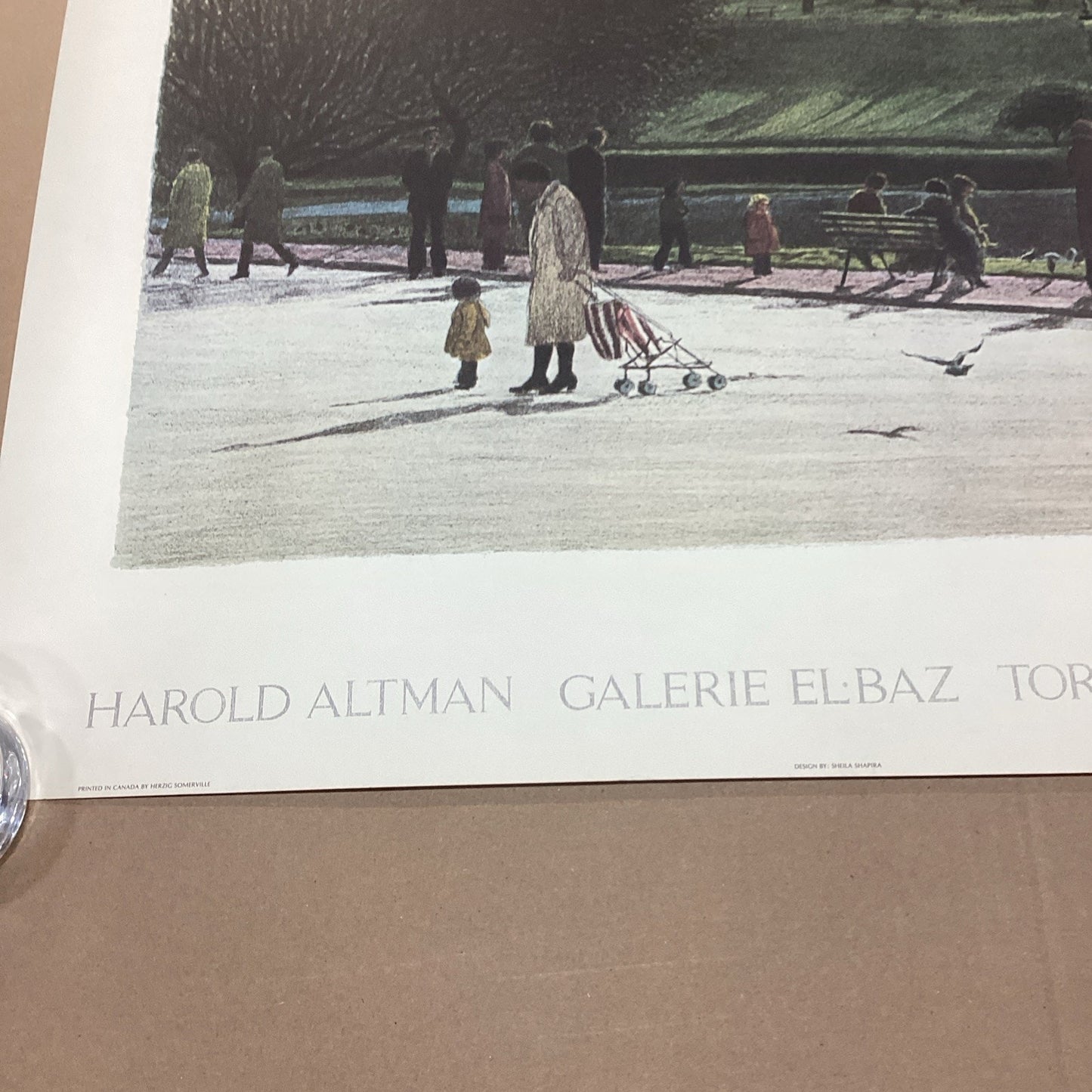 Harold Altman Galerie El Bay Toronto 1982 Poster Print - 25.5x20.5”