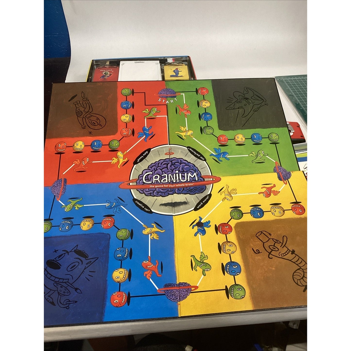 Cranium Board Game Tin Case Limited Edition Metal Box 2002