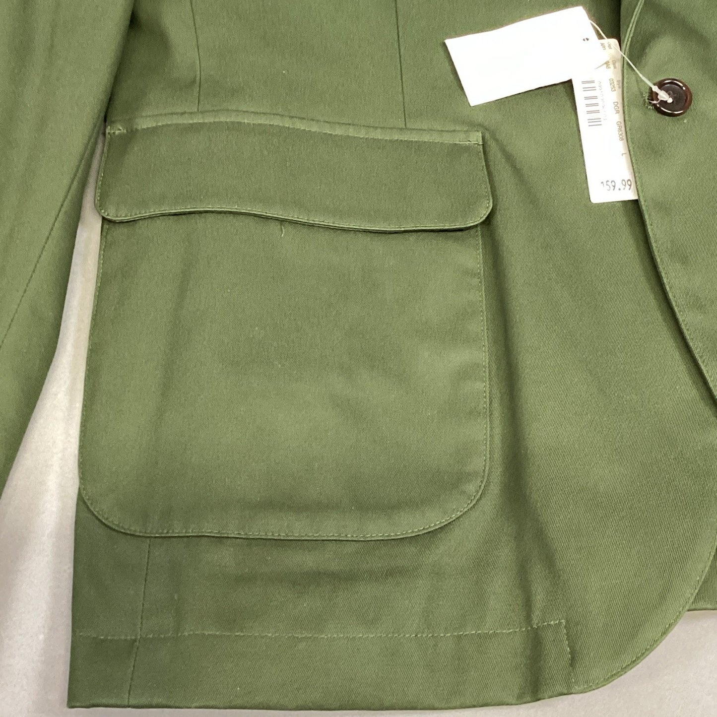 J. Crew Men’s Dark Green 1 Button Blazer - 7 Pockets - Large - NWT