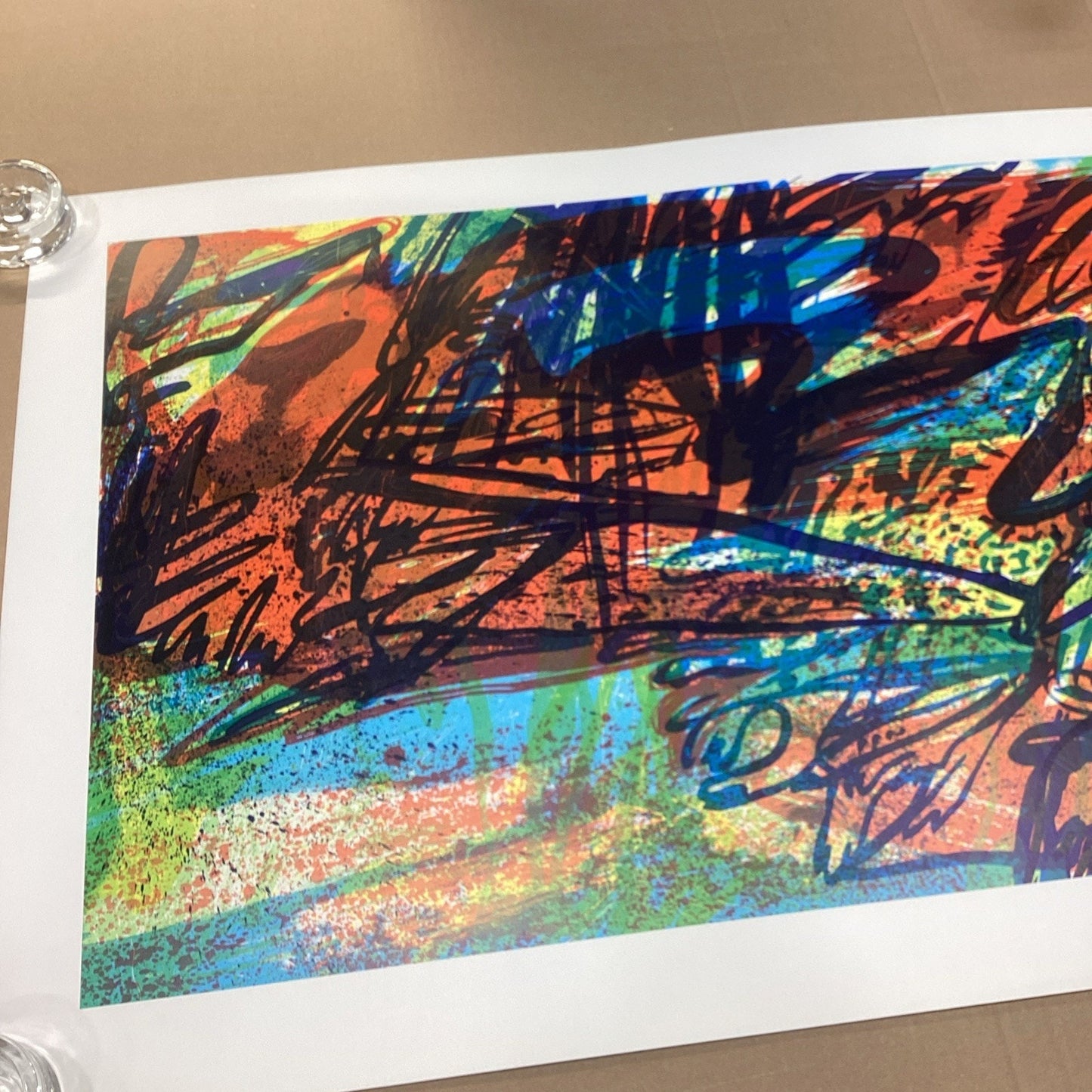 Peter Nyborg Abstract Art Poster- 35.5x23.5”