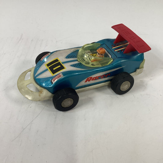 ME 811 RACER GYROACTION BATTERY OPERATED TIN TOY BLUE/RED