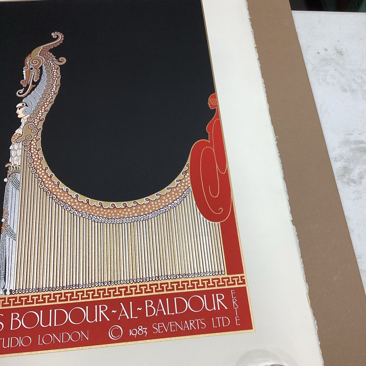 Erte 1983 Aladdin And His Bride Poster Print - P.P. 10/10 - 37.5x30.5”