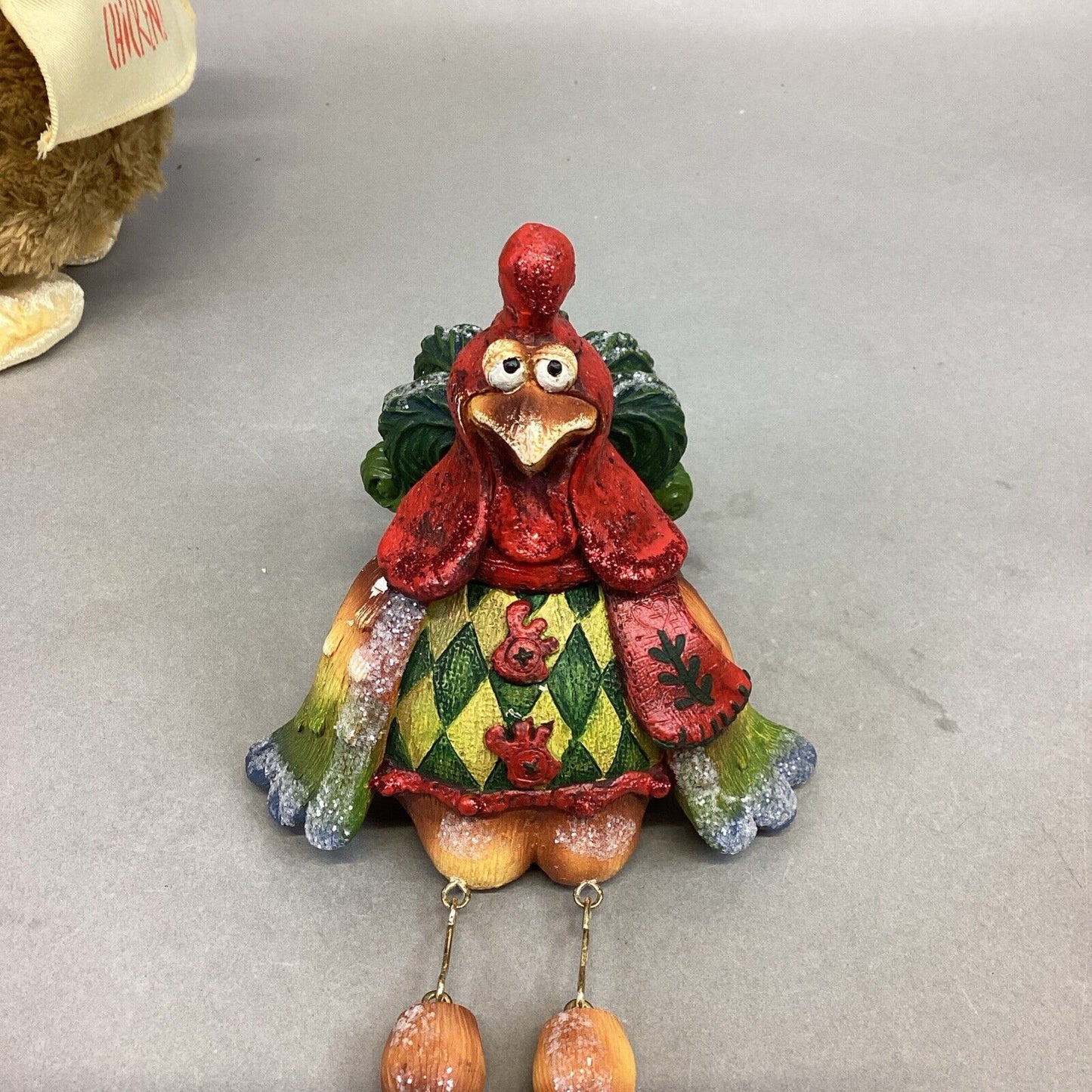 Lot Of 9 Turkey Thanksgiving Decor - Plaque, Shelf Sitter, 2 Puppets, 2 Plushes