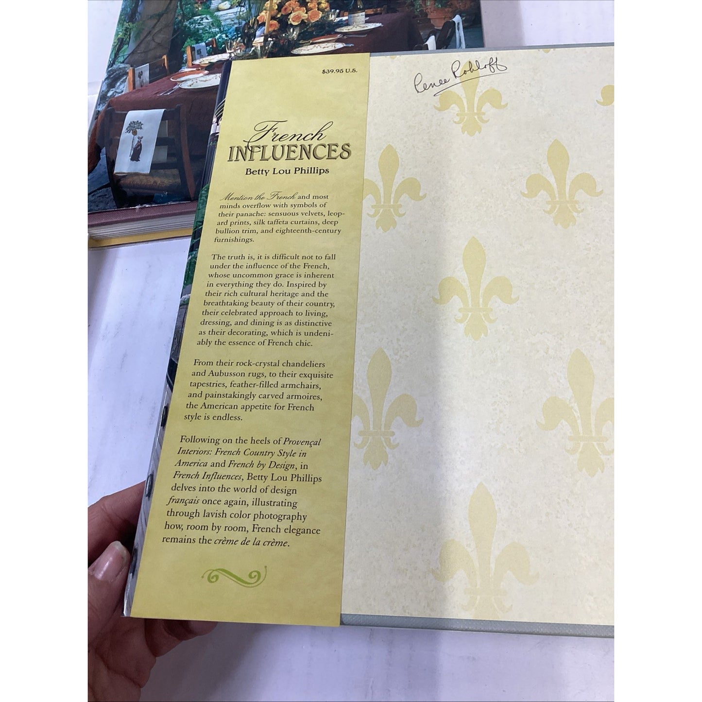 French By Design And French Influencers By Betty Lou Phillips - Hardcovers