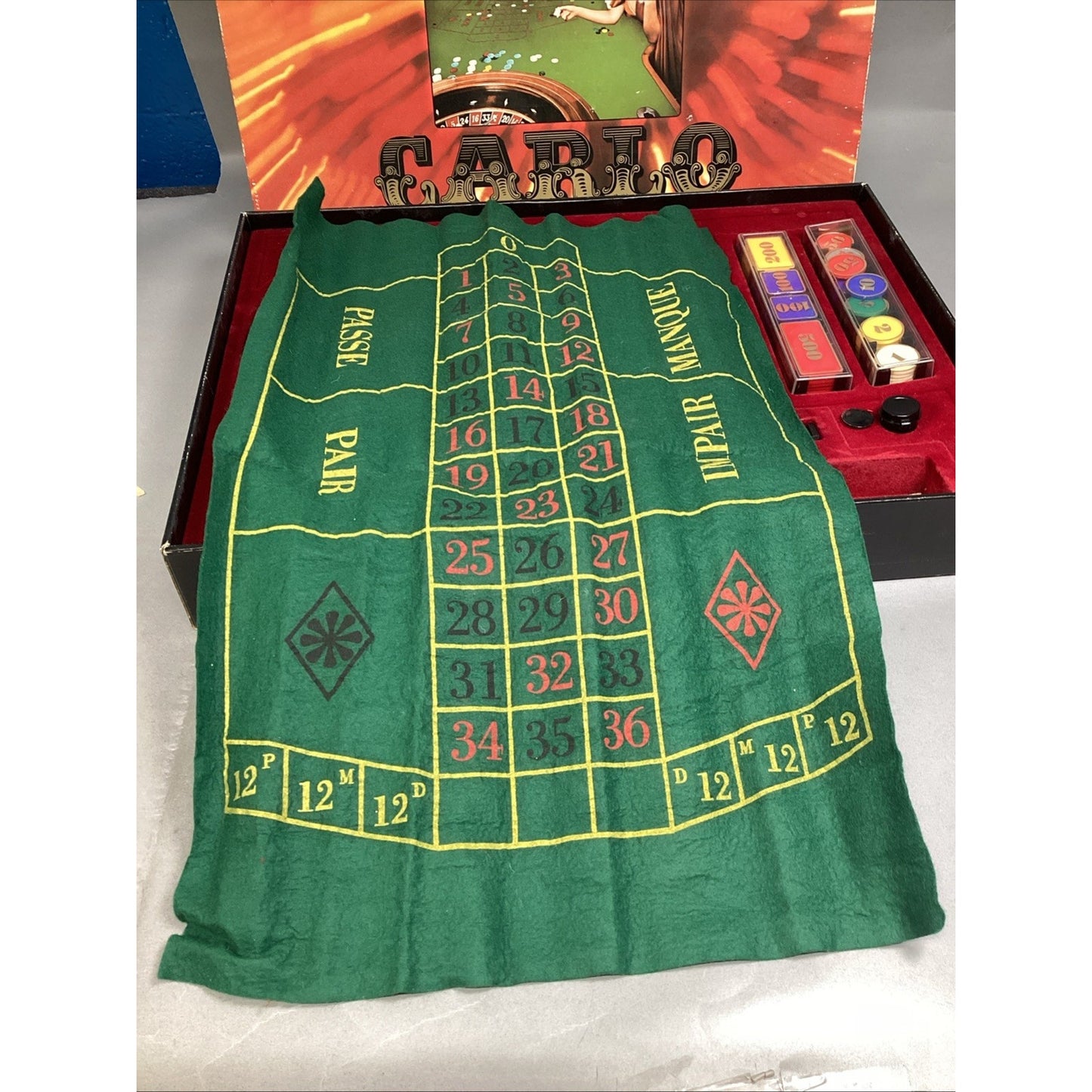 Vintage Peri Monte Carlo Roulette Wheel - Classic Casino Game Collectible
