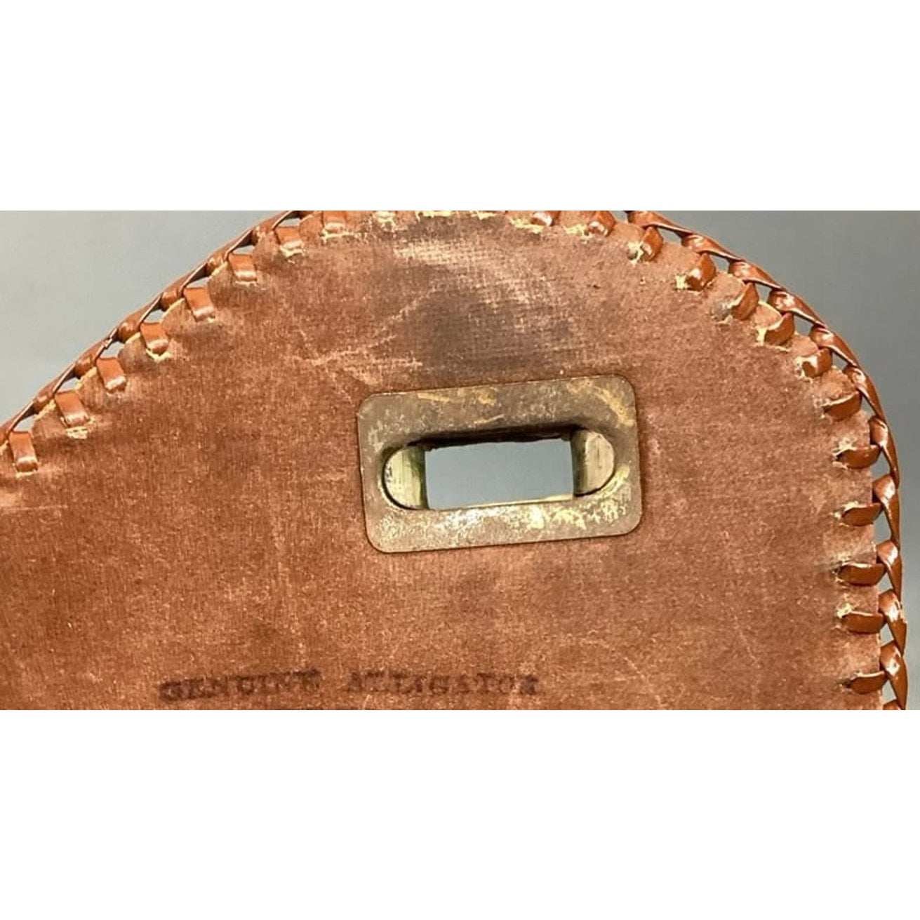 Vintage Genuine Alligator Purse - Damaged Strap