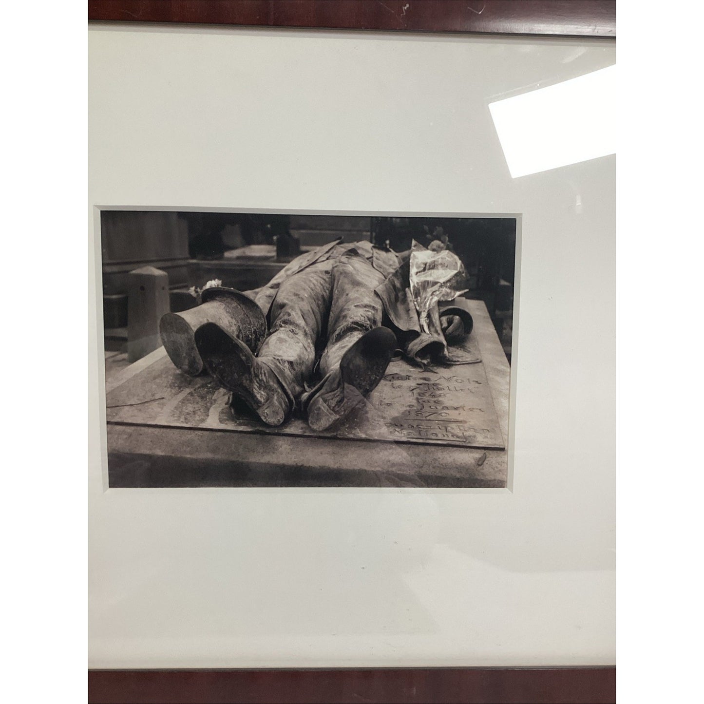 Michael Chiabaudo Victor Noir 1988 Paris - Gelatin Silver Print. Sepia/Selenium