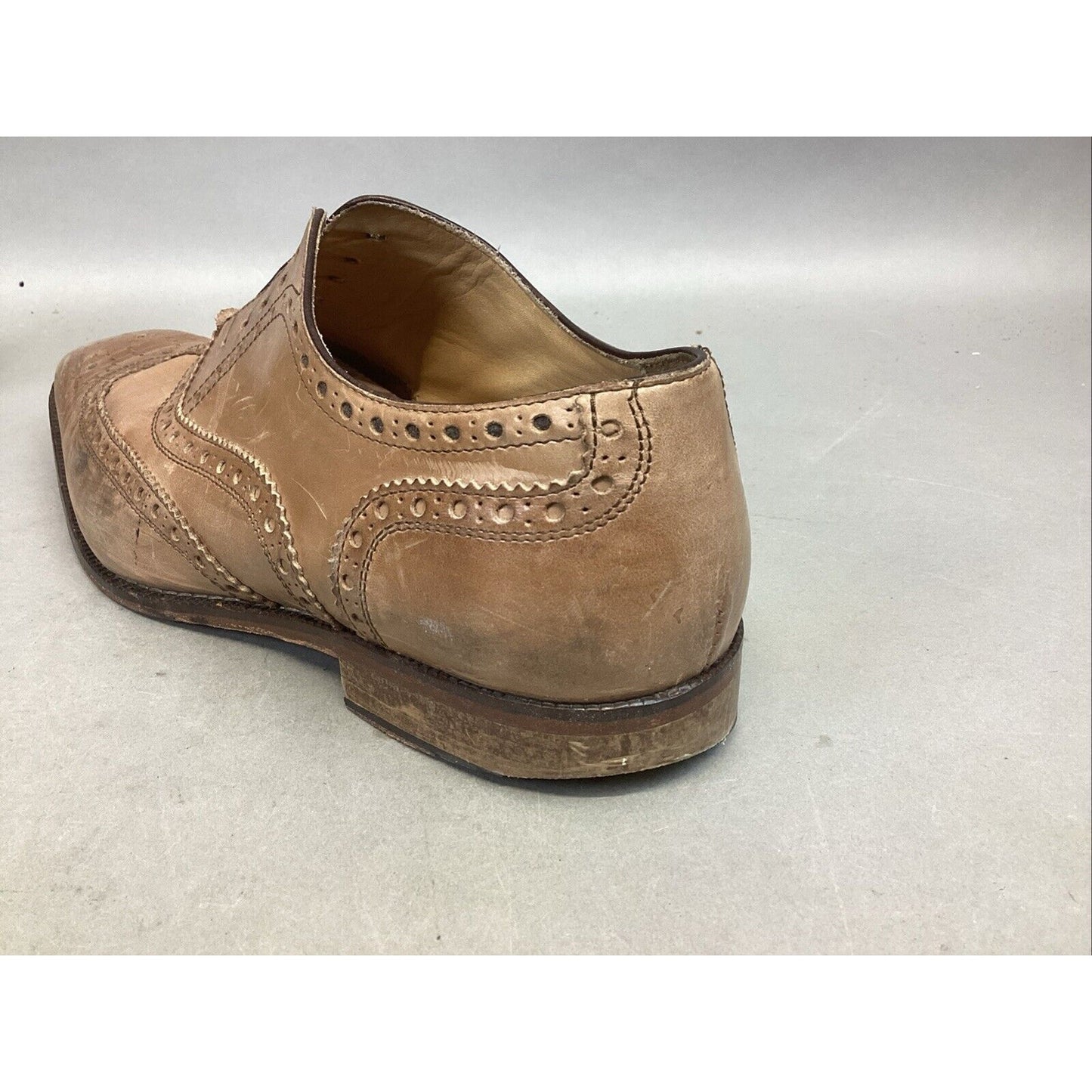 Mercanti Fiorentini Shoes Mens 10 M Oxford Wingtip Lace Up-#5794 - Made In Italy