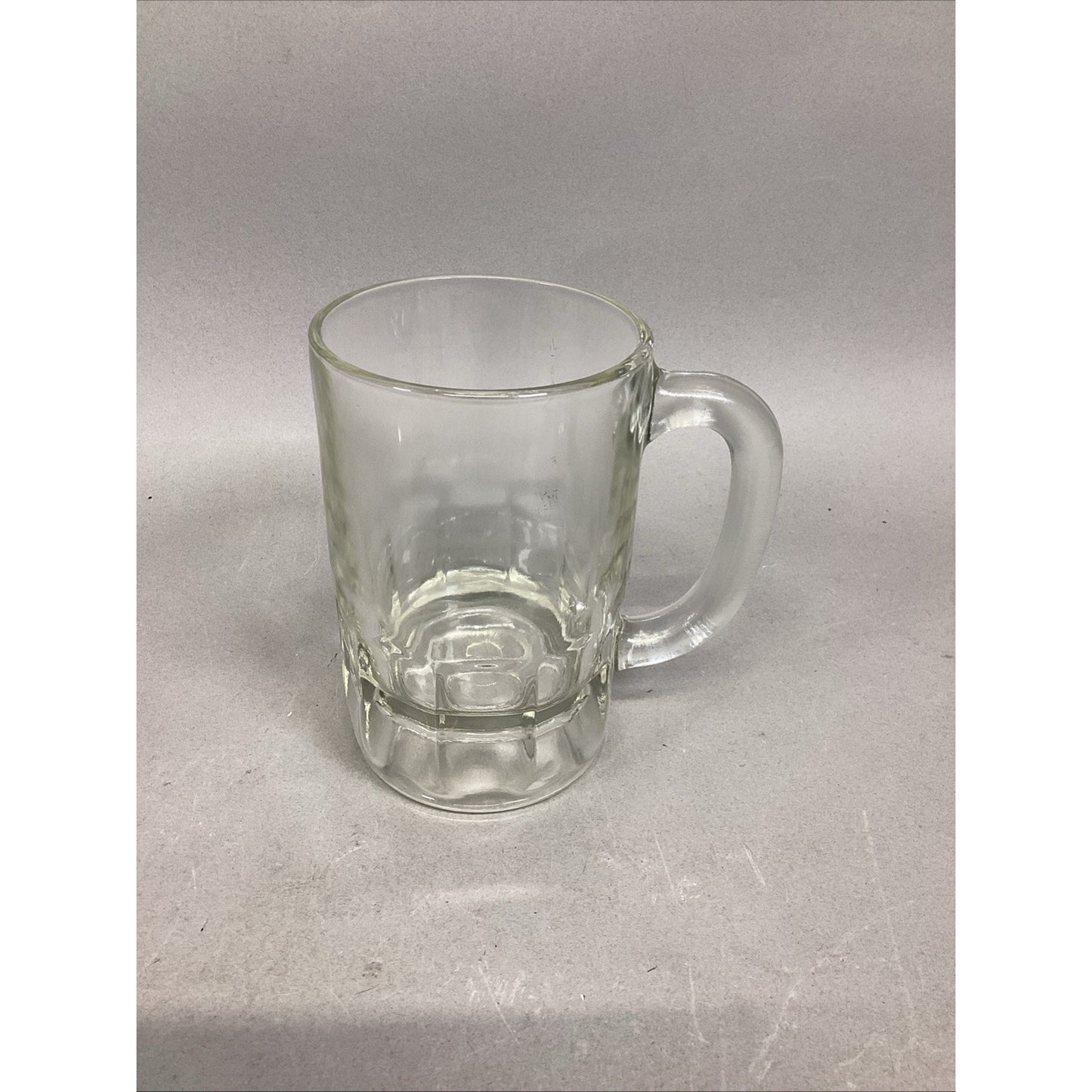 1 Vintage Glass Beer Mug With 5 Shot Glasses
