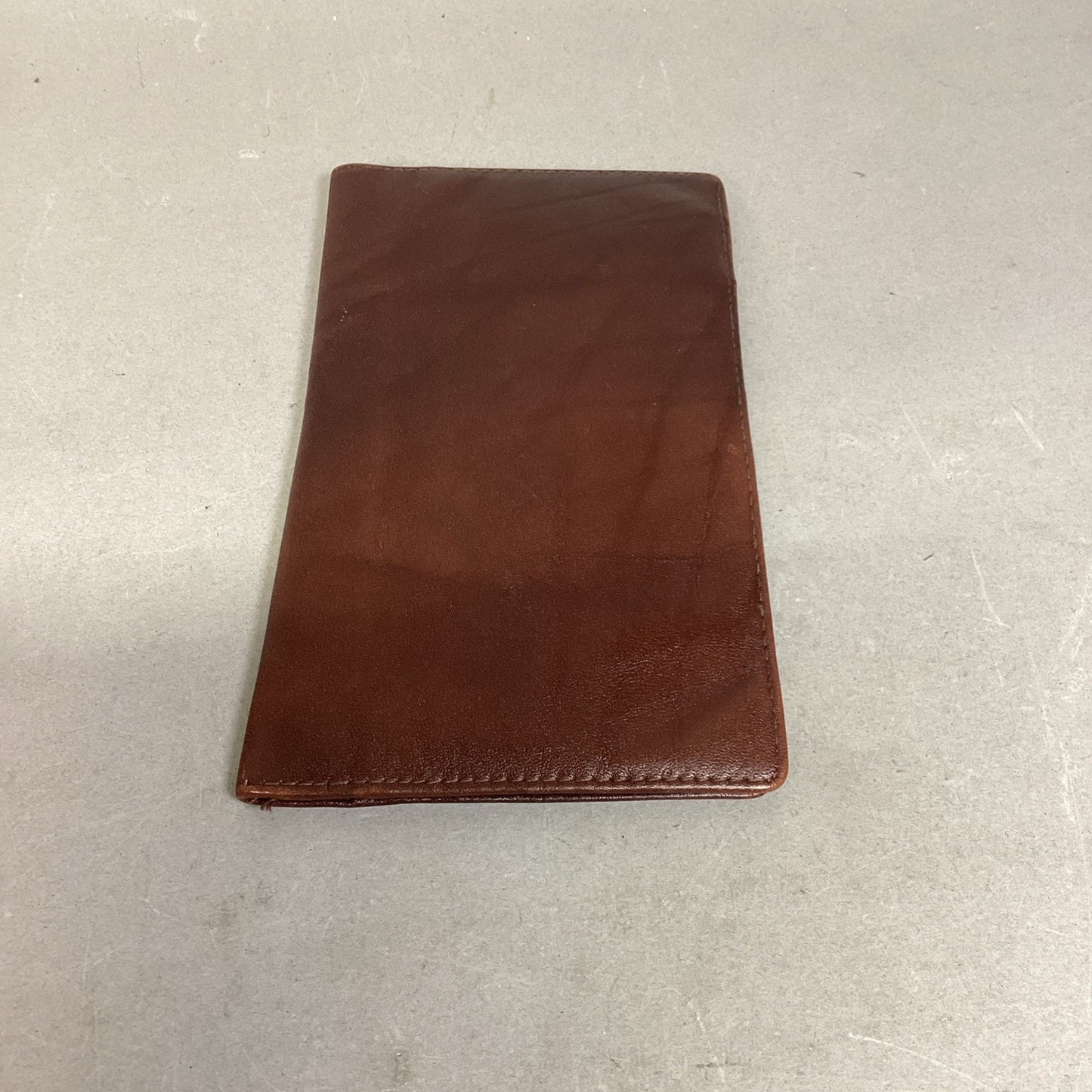 Set Of 2 Vintage Genuine Leather Wallets - Brown One Is Piel Brand