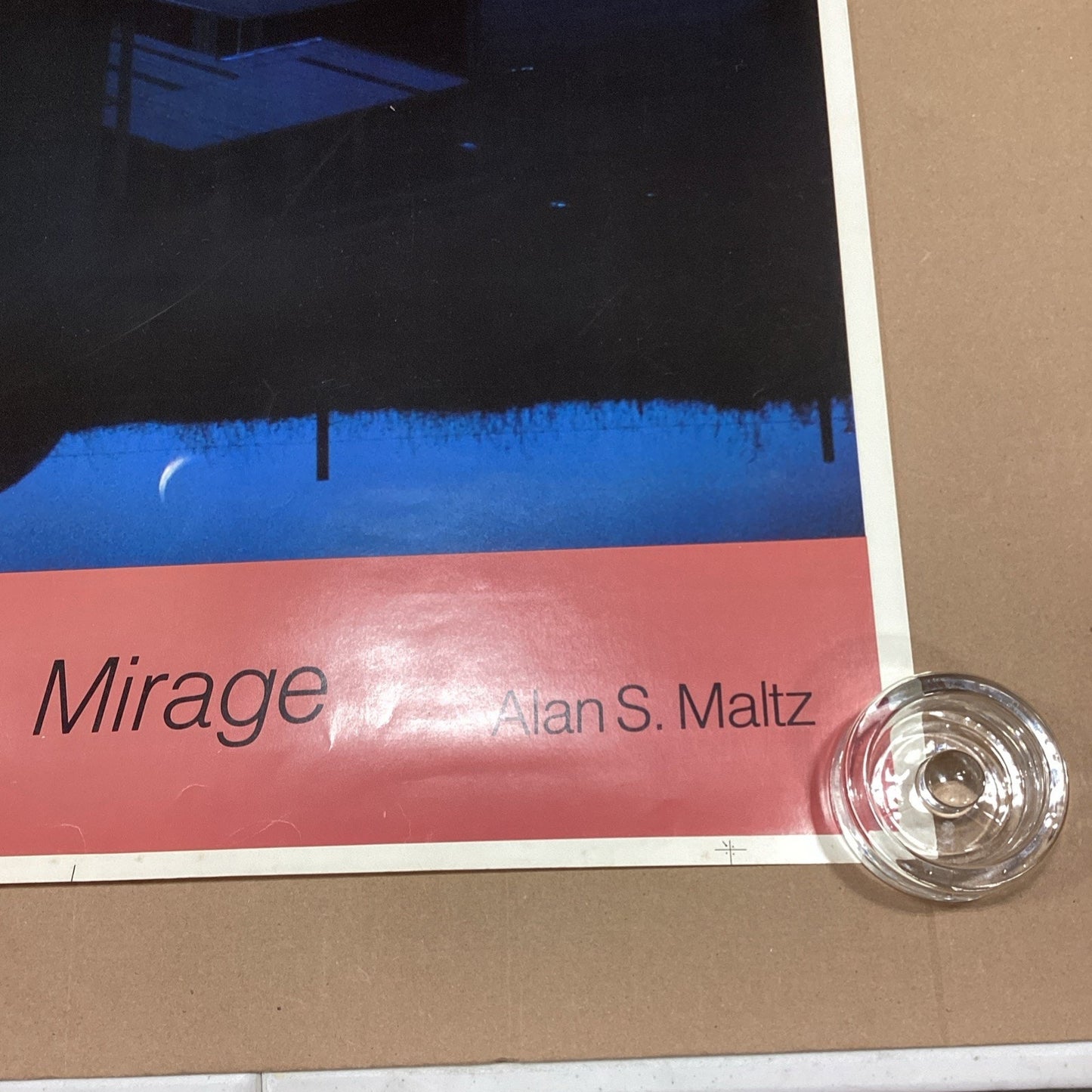 1985 Alan S. Maltz Series One Country Magic Mirage Poster - 35x21.25”