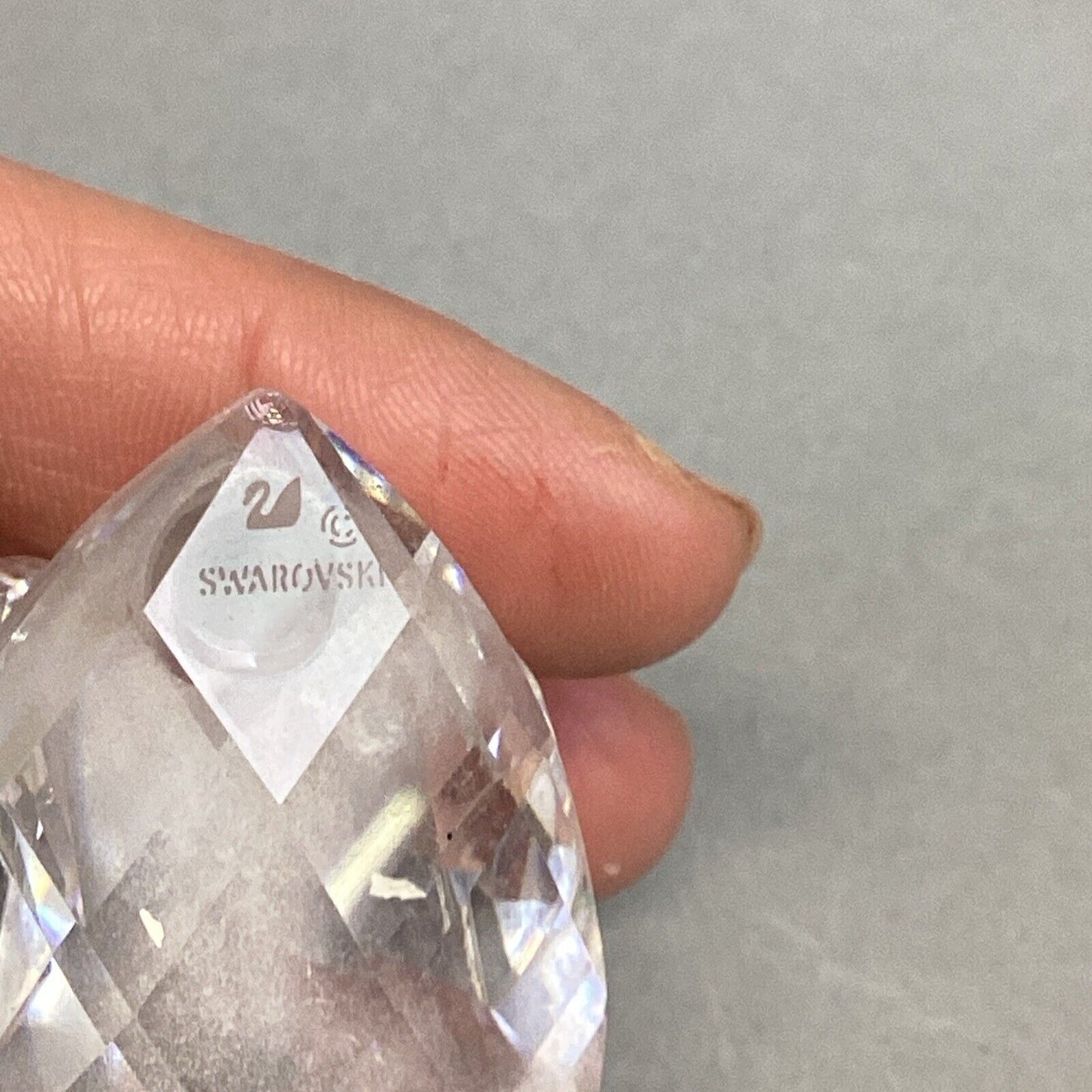Swarovski Crystal Swan Figurine - 2.5x2”