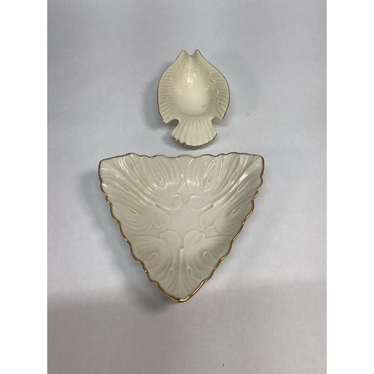 Set Of 2 Vintage Lenox Candy Dishes