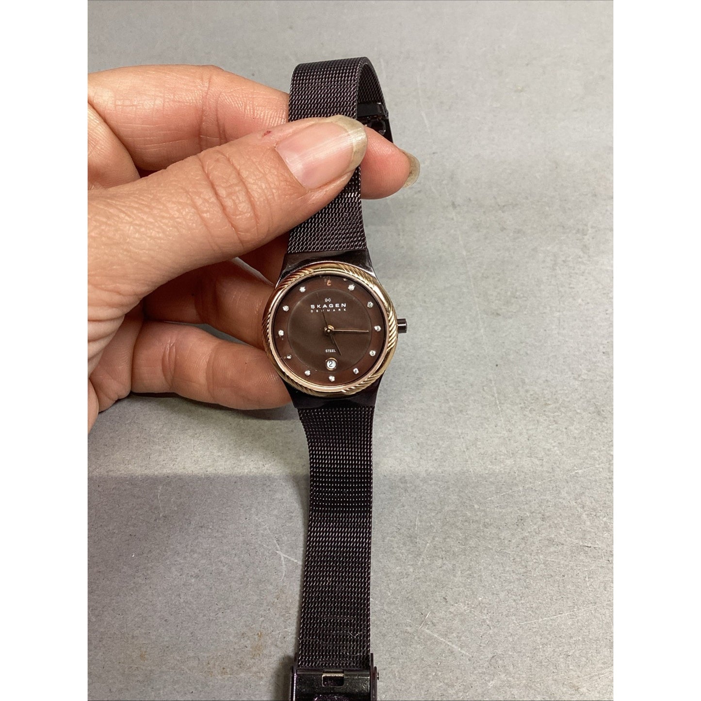 Chico’s SR626SW Watch W/ Rhinestones & Skagen Denmark #880LDDR Watch